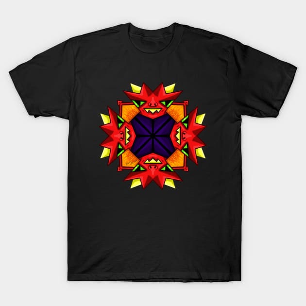 Lil' Demon Mandala T-Shirt by Magickal Vision: The Art of Jolie E. Bonnette